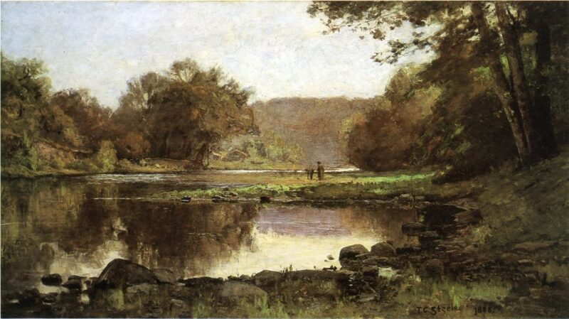 The Creek (1888) - T. C. Steele Tablo