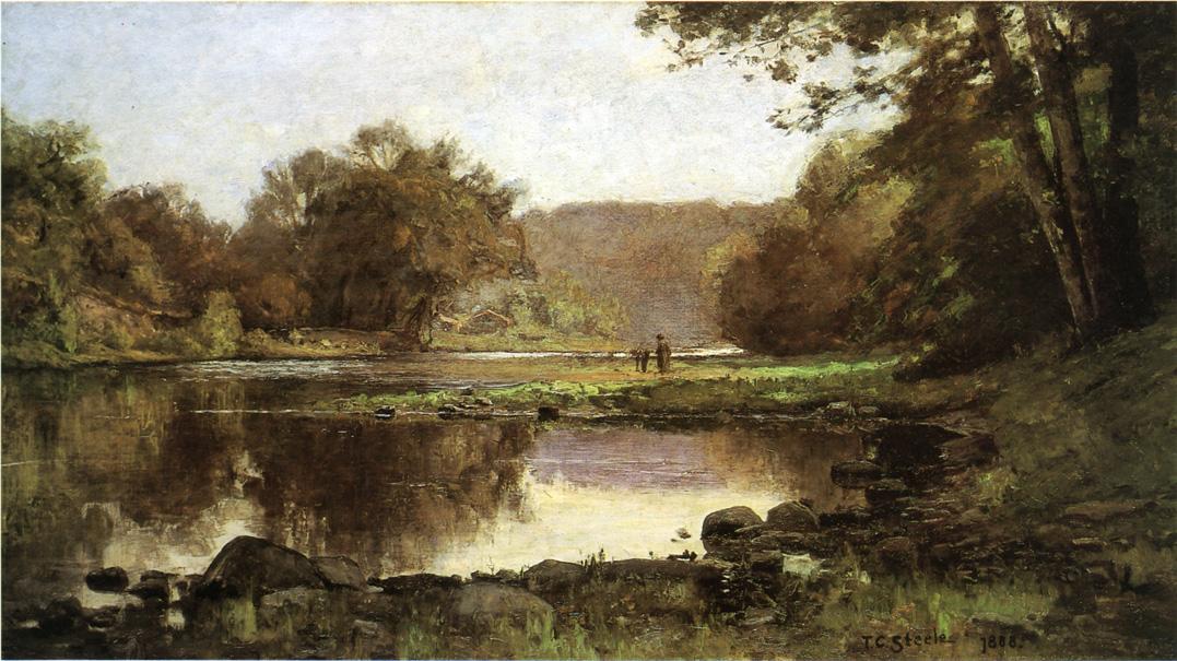 The Creek (1888) - T. C. Steele Tablo