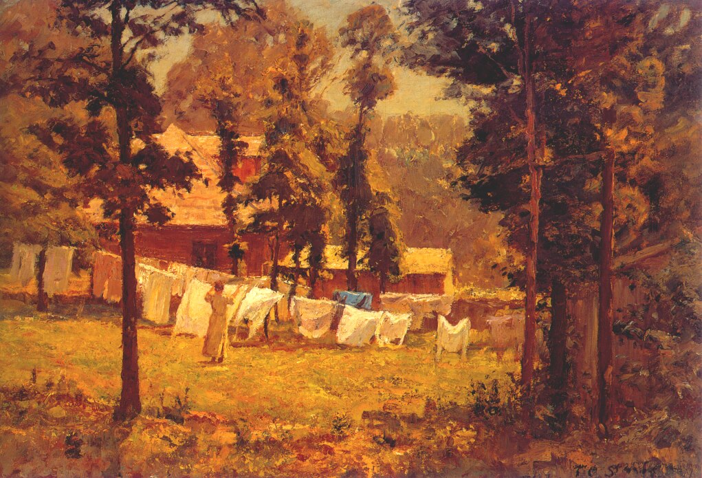 Weekly Wash - T. C. Steele Tablo