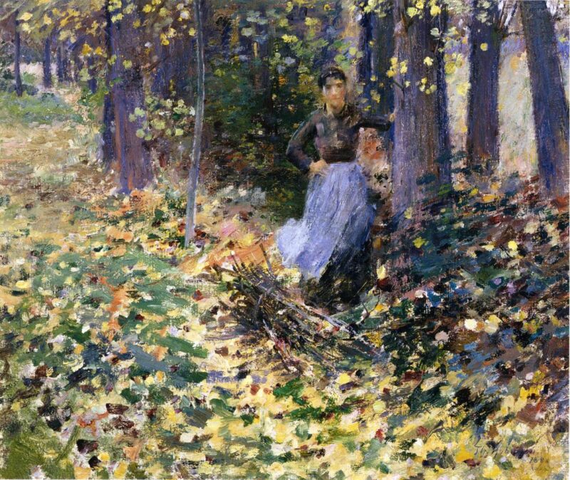 Autumn Sunlight (1888) - Theodore Robinson Tablo