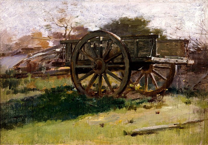 Cart, Nantucket (1882) - Theodore Robinson Tablo
