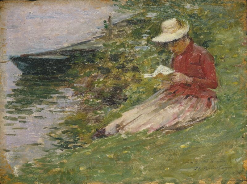 La Roche Guyon (1891) – Theodore Robinson Tablo