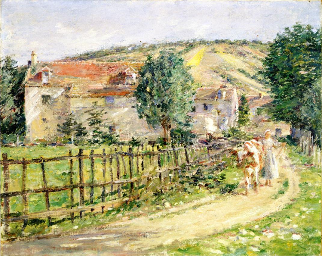 Road by the Mill (1892) - Theodore Robinson Tablo