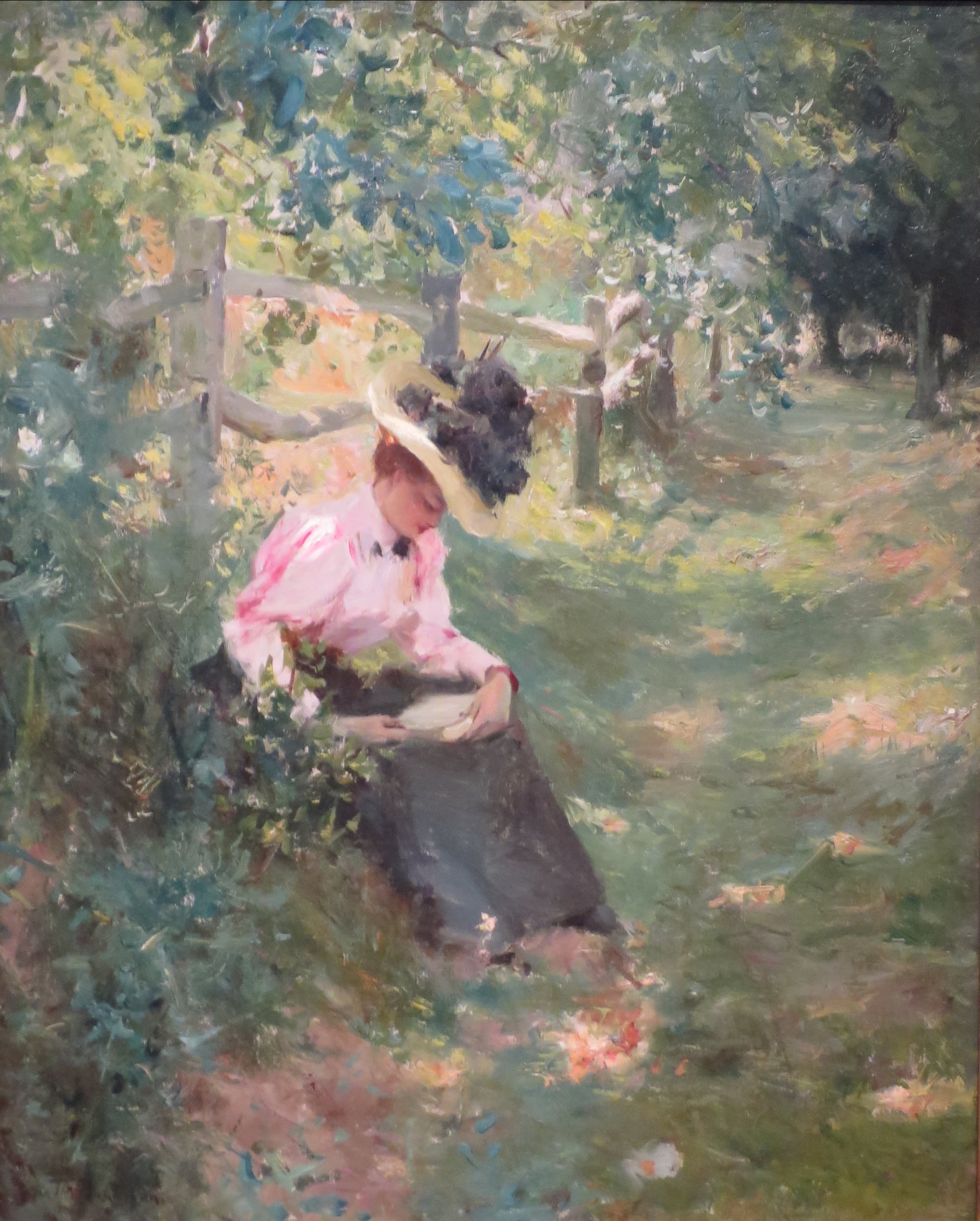 The Lane (1895) - Theodore Robinson Tablo