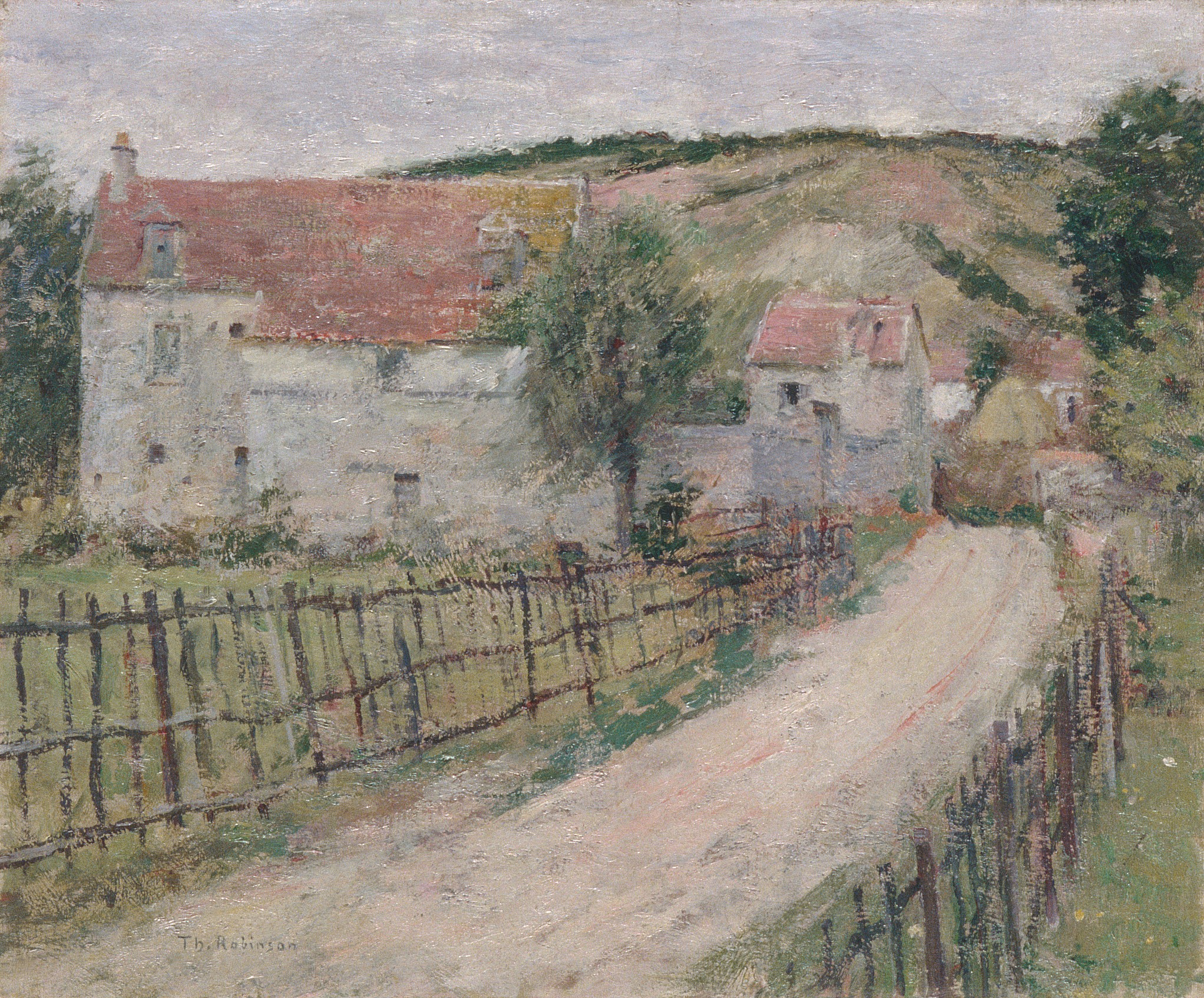 The Old Mill (vieux Moulin) (1892) - Theodore Robinson Tablo