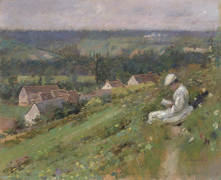 The Valley of Arconville (1887) - Theodore Robinson Tablo