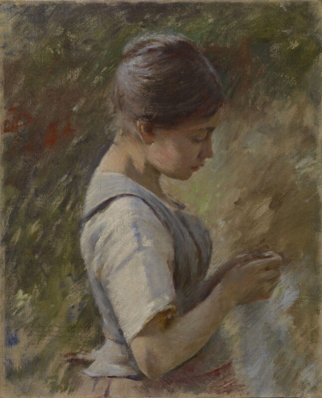 Variation on la Vachere (1889) - Theodore Robinson Tablo