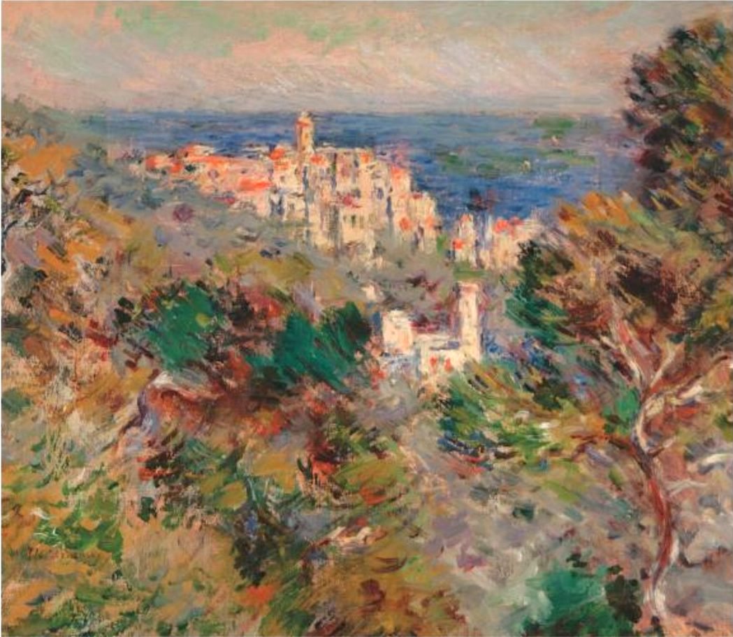 View of Bordighera (1891) - Theodore Robinson Tablo