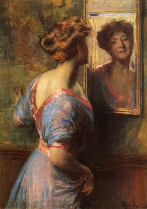 A Passing Glance (1900) - Thomas Pollock Anshutz Tablo