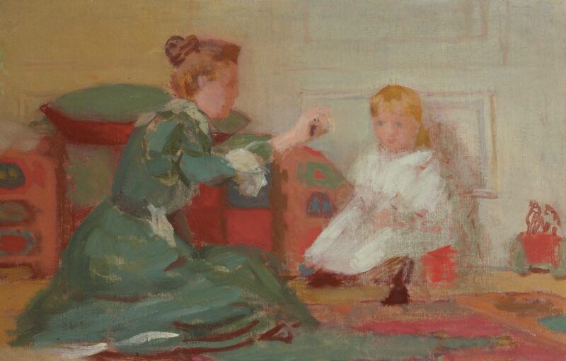 Mother and Child (1900) – Thomas Pollock Anshutz Tablo