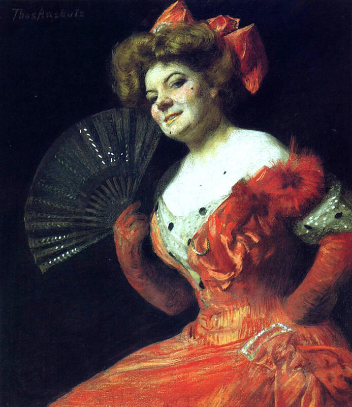 Portrait of Katharine Rice (1900) – Thomas Pollock Anshutz Tablo