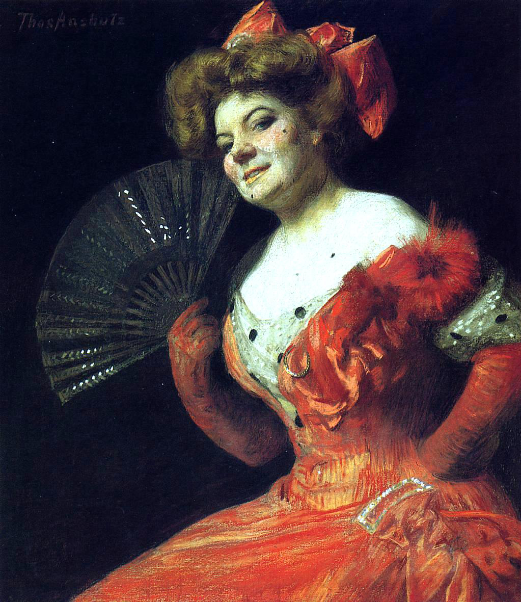 Portrait of Katharine Rice (1900) - Thomas Pollock Anshutz Tablo