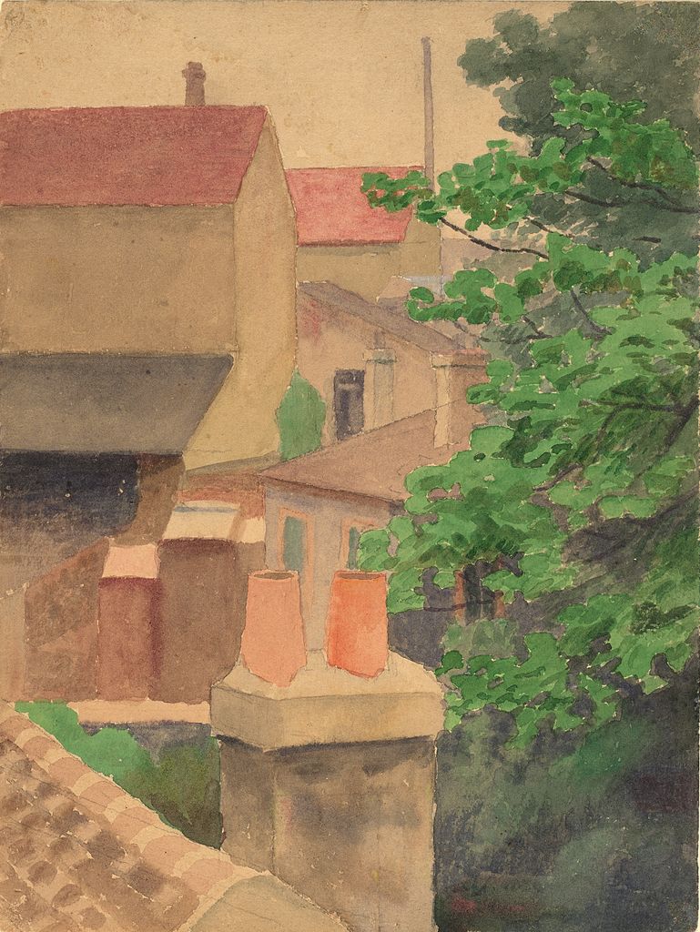 Rooftops, St. Cloud – Thomas Pollock Anshutz Tablo