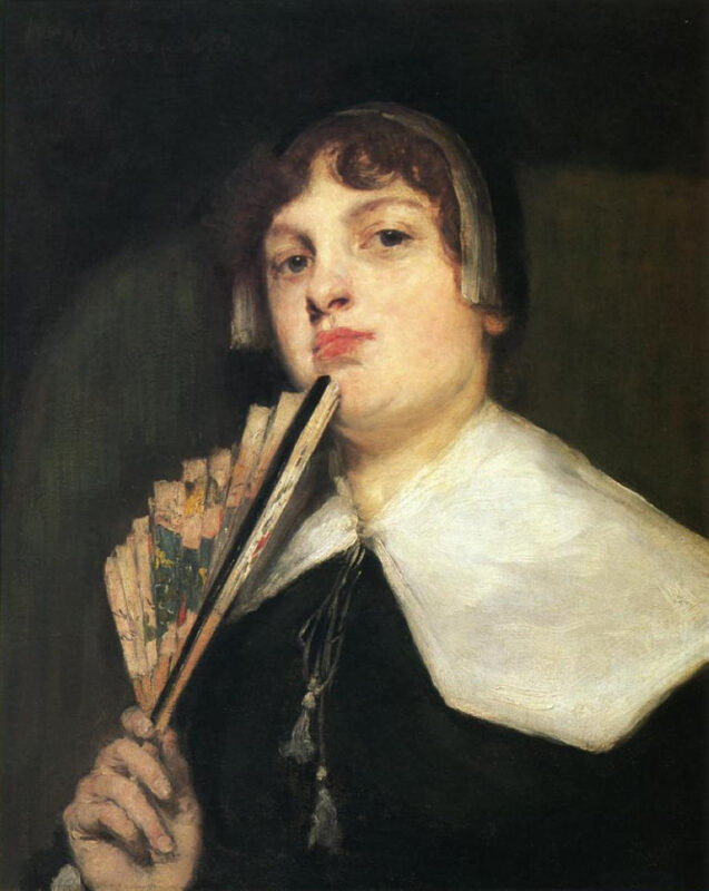 A Coquette (1912) – William Merritt Chase Tablo