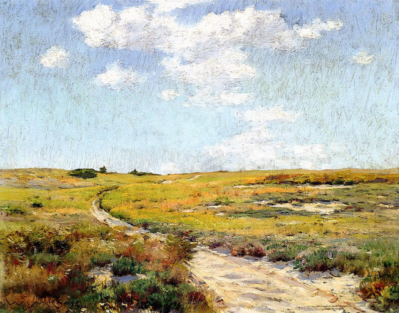 A Sunny Afternoon, Shinnecock Hills (1898) - William Merritt Chase Tablo
