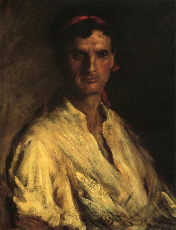 A Young Roman - William Merritt Chase Tablo