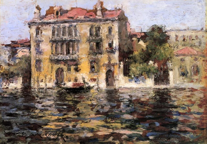 After the Rain (1913) - William Merritt Chase Tablo