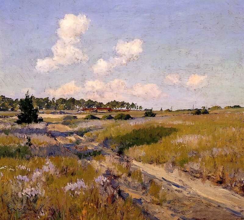 Afternoon Shadows - William Merritt Chase Tablo