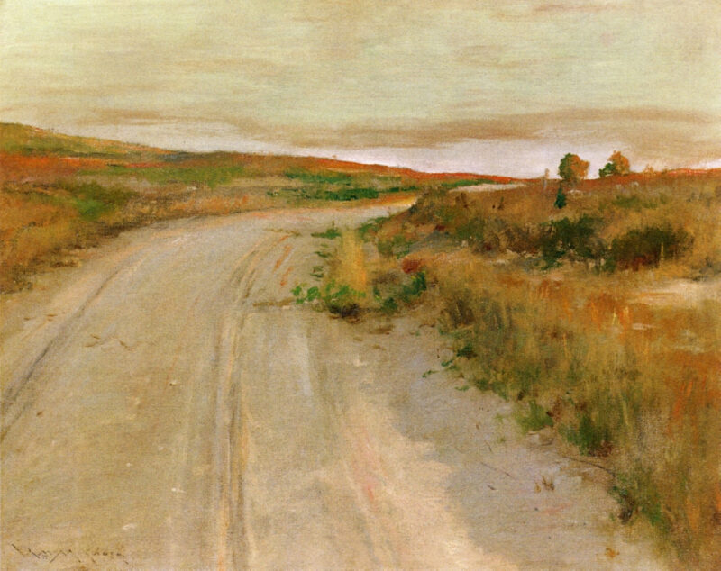 At Shinnecock Hills – William Merritt Chase Tablo