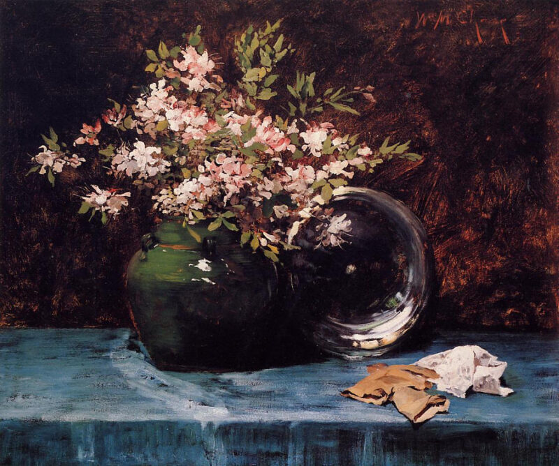 Azaleas (1882) – William Merritt Chase Tablo