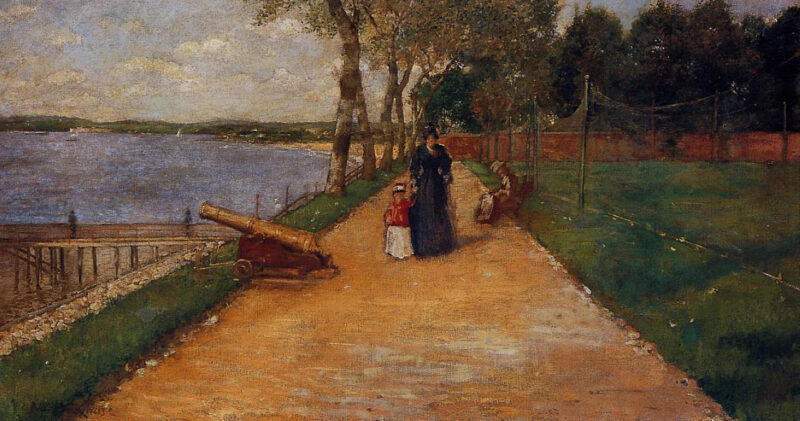 Bath Beach a Sketch (1888) – William Merritt Chase Tablo