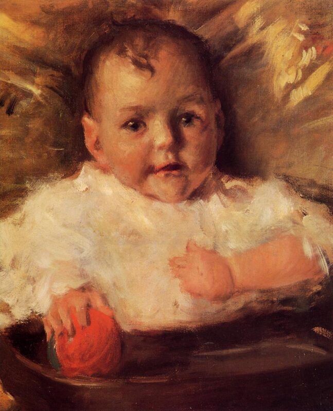 Bobbie, A Portrait Sketch (1899) - William Merritt Chase Tablo