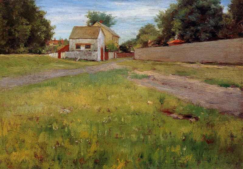 Brooklyn Landscape (1886) - William Merritt Chase Tablo
