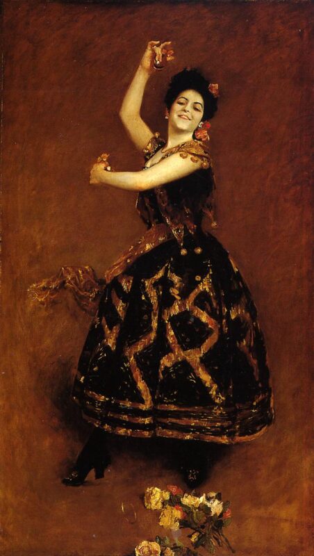 Carmencita (1888) – William Merritt Chase Tablo