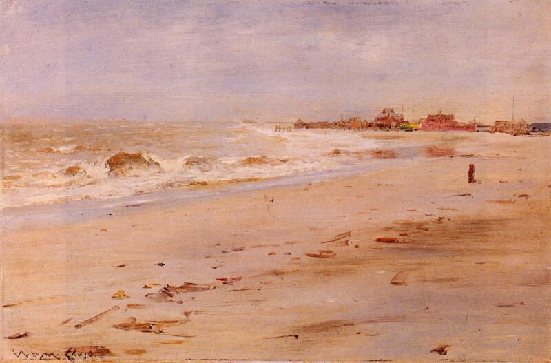 Coastal View - William Merritt Chase Tablo