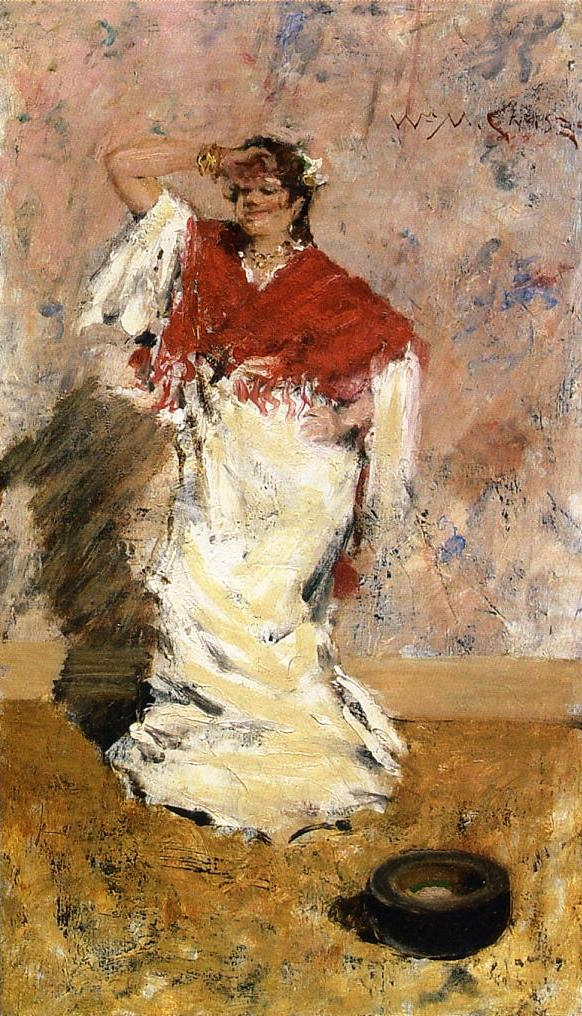 Dancing Girl (1881) - William Merritt Chase Tablo