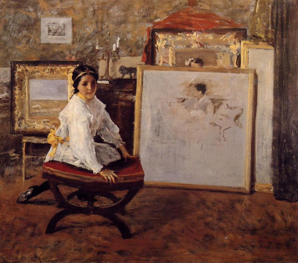 Did You Speak To Me (1897) - William Merritt Chase Tablo