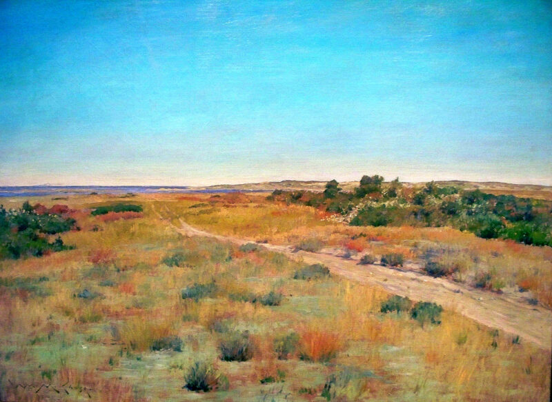 First Touch of Autumn - William Merritt Chase Tablo
