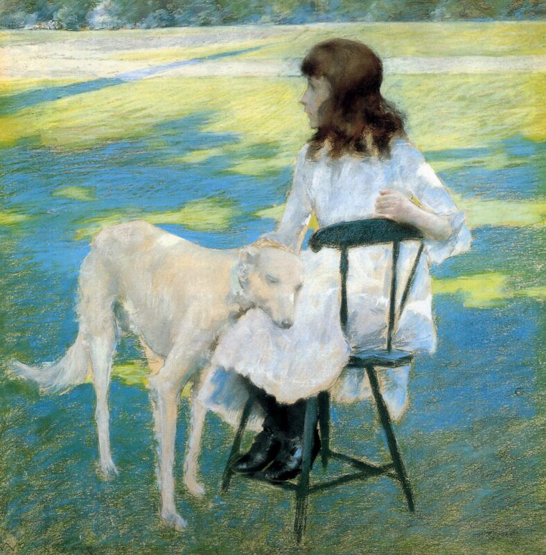 Good Friends (1888) - William Merritt Chase Tablo