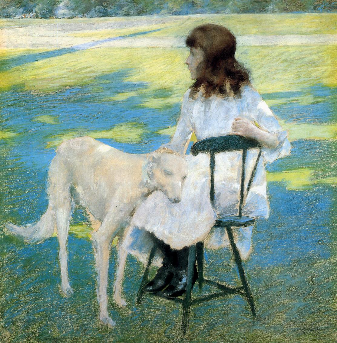 Good Friends (1888) - William Merritt Chase Tablo