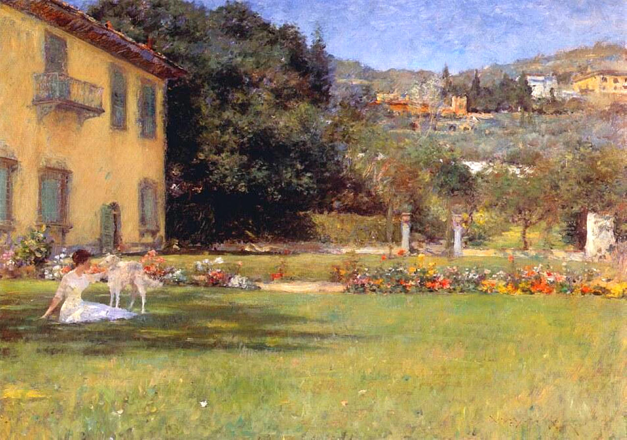 Good Friends (1909) - William Merritt Chase Tablo