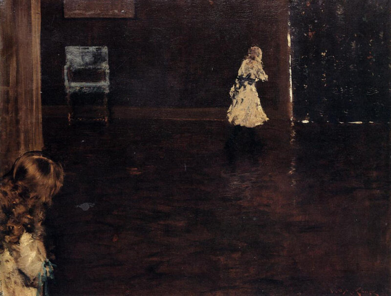 Hide and Seek (1888) - William Merritt Chase Tablo