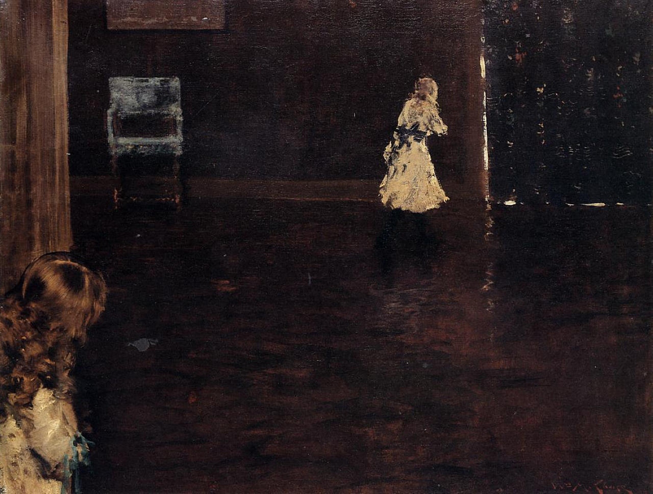 Hide and Seek (1888) - William Merritt Chase Tablo