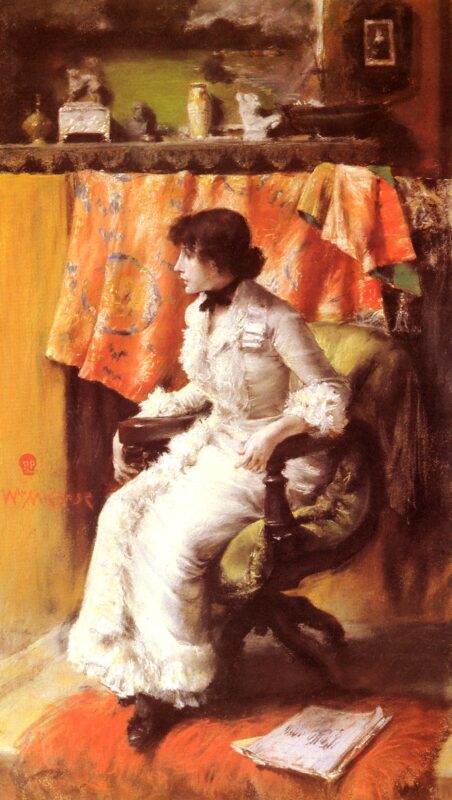 In The Studio (1884) - William Merritt Chase Tablo