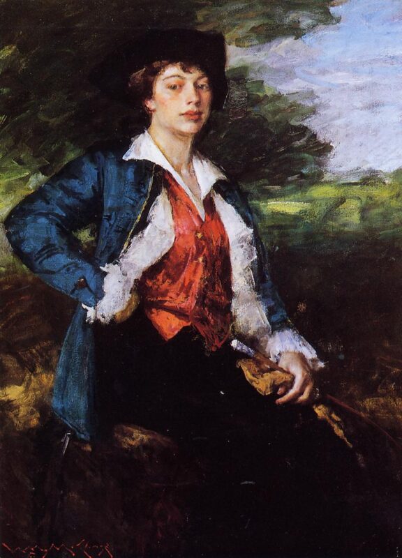 Miss L., aka Isabella Lathrop (1913) - William Merritt Chase Tablo