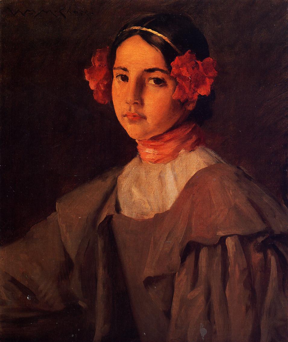 My Daughter Alice (1898) - William Merritt Chase Tablo
