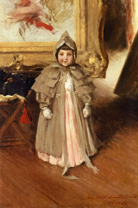 My Little Daughter Dorothy (1894) - William Merritt Chase Tablo