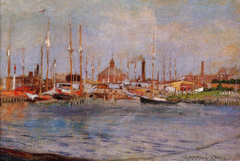 Near Bay Ridge (1888) – William Merritt Chase Tablo