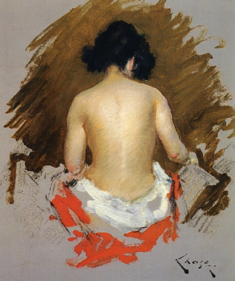 Nude (1888) - William Merritt Chase Tablo