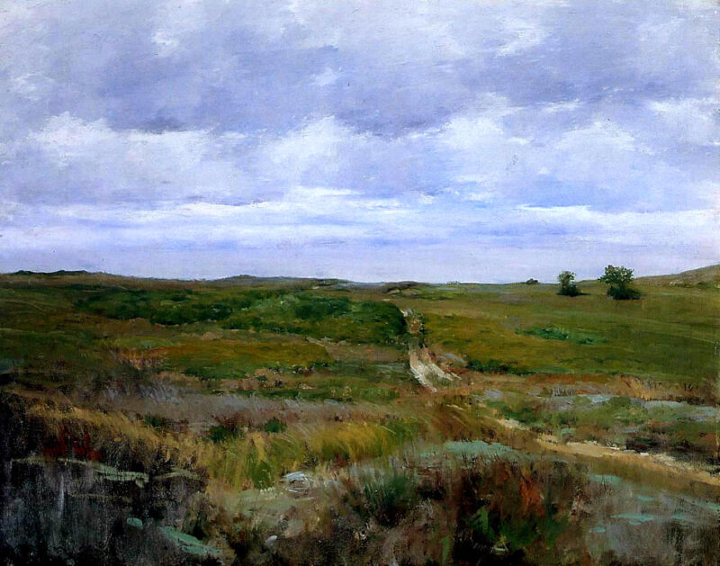Over the Hills and Far Away (1897) - William Merritt Chase Tablo