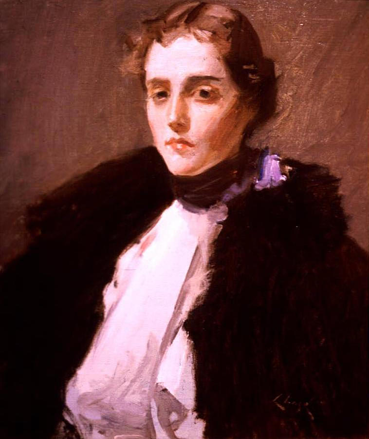 Portrait of Fra Dana (1897) - William Merritt Chase Tablo