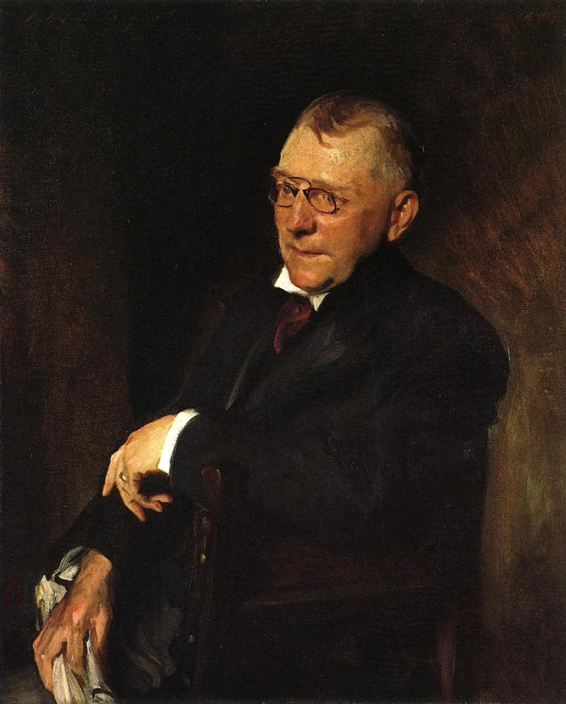 Portrait of James Whitcomb Riley (1903) – William Merritt Chase Tablo