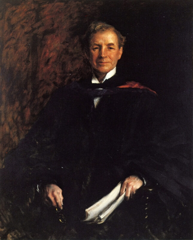 Portrait of President William Waugh Smith (1907) - William Merritt Chase Tablo
