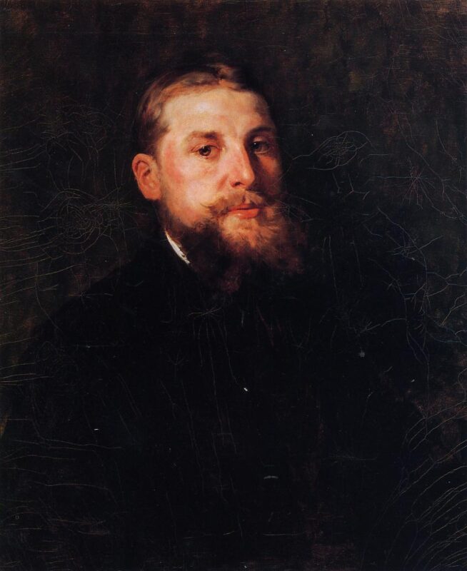 Portrait of a Gentleman (1878) - William Merritt Chase Tablo