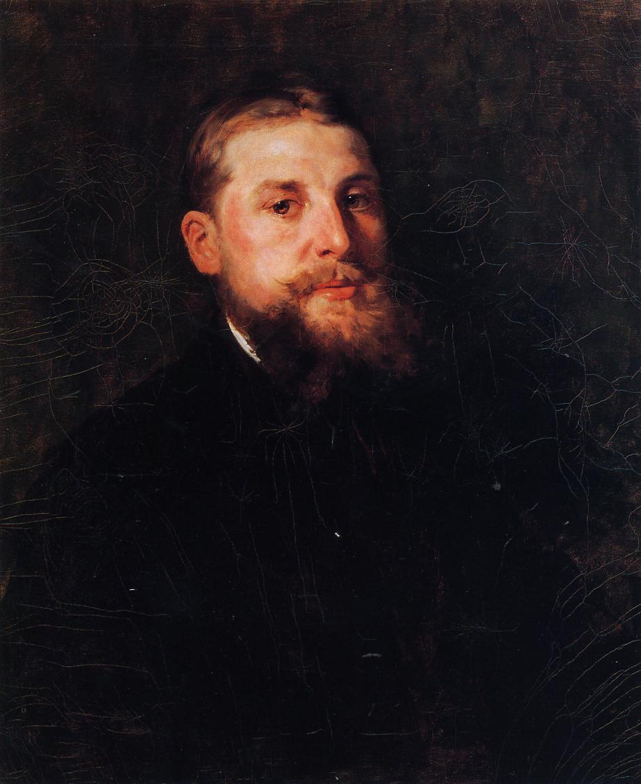 Portrait of a Gentleman (1878) - William Merritt Chase Tablo