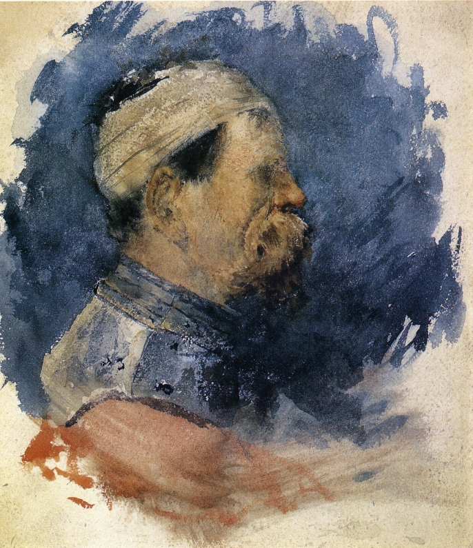 Portrait of a Man (1879) - William Merritt Chase Tablo